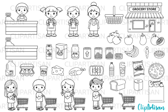 Download Grocery Store Clip Art - Store Collection