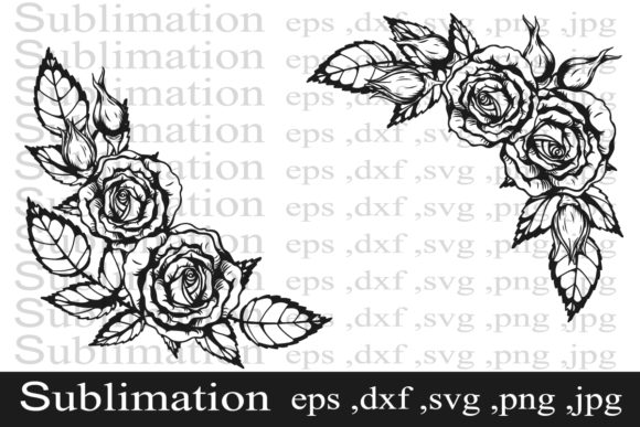 Download Rose Ornament Tattoo by Hand Drawing - Premium Resources