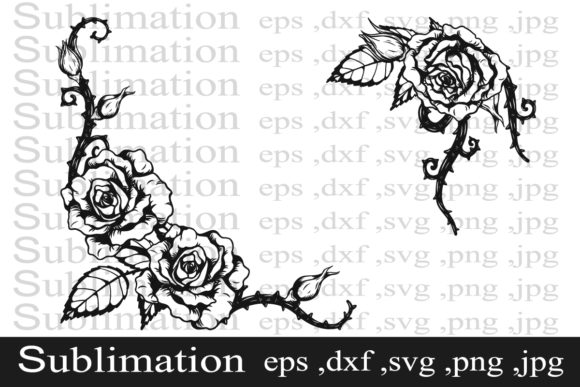 Download Rose Ornament Tattoo by Hand Drawing - Premium Resources