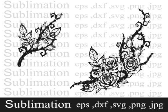 Download Rose Ornament Tattoo by Hand Drawing - Premium Resources